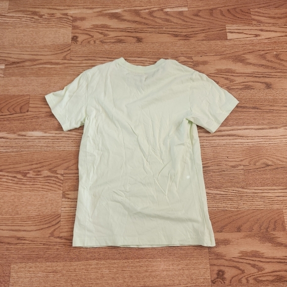 NWOT Adidas Lime T-Shirt with Purple Logo, Size XS - Picture 3 of 5